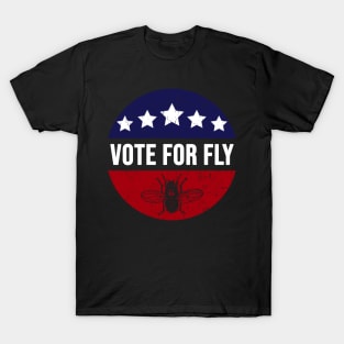 Vote For Fly - Mike Pence Fly On Head Funny T-Shirt